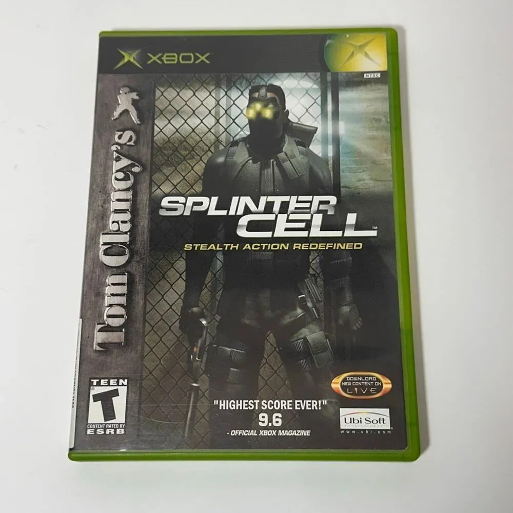 Xbox Game Lot Tom Clancy’s Rainbow Six 3 & Splinter Cell 2 Games